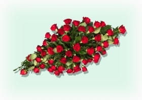 Double Ended Red Rose Display