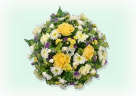 Yellow and White Posy